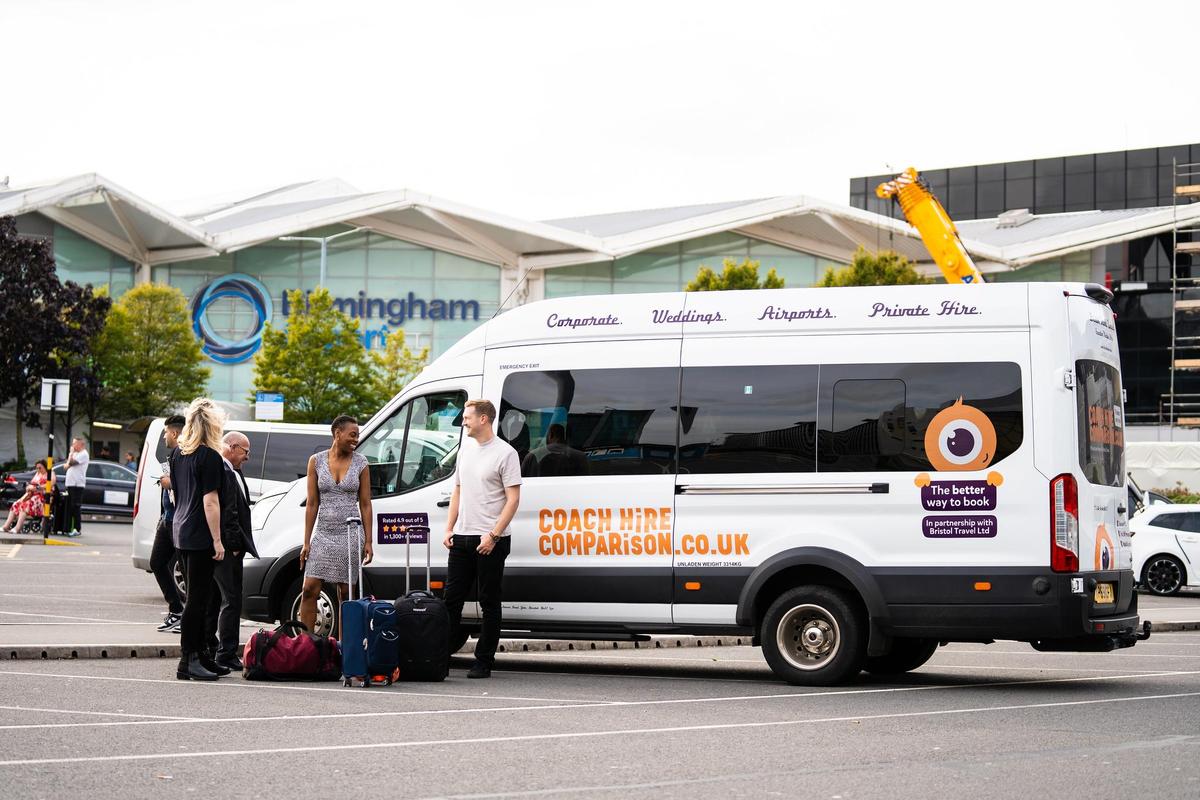 Coach Hire Comparison - Minibus at Birmingham Airport