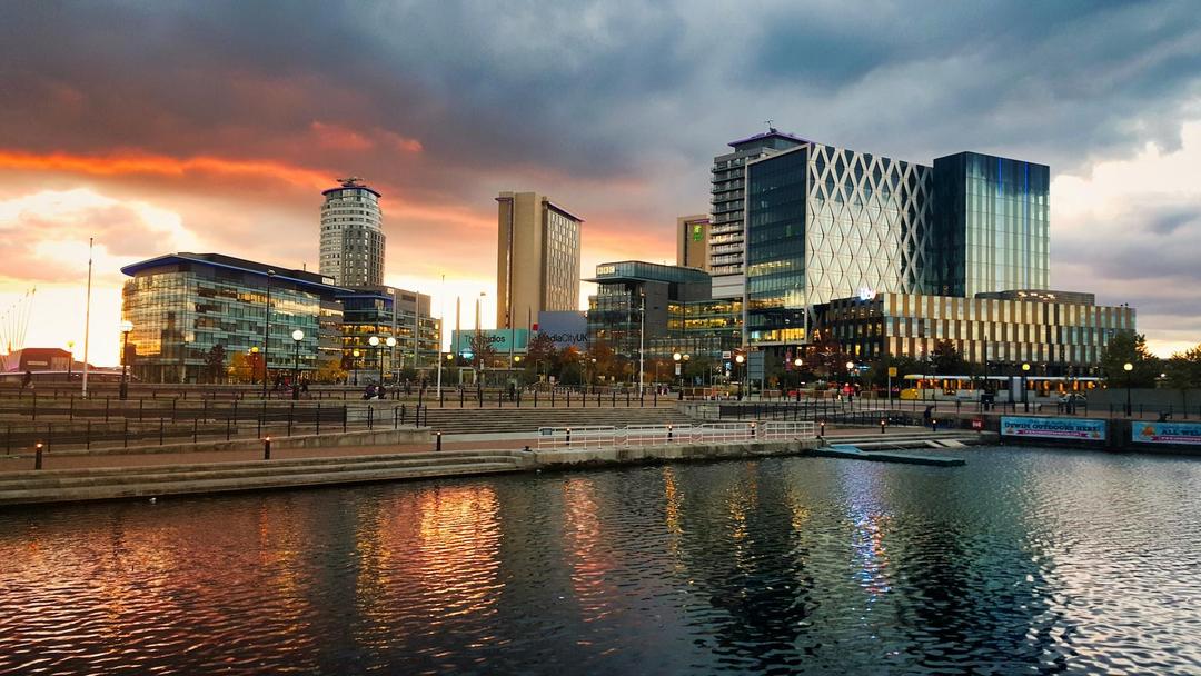 view of salford quays